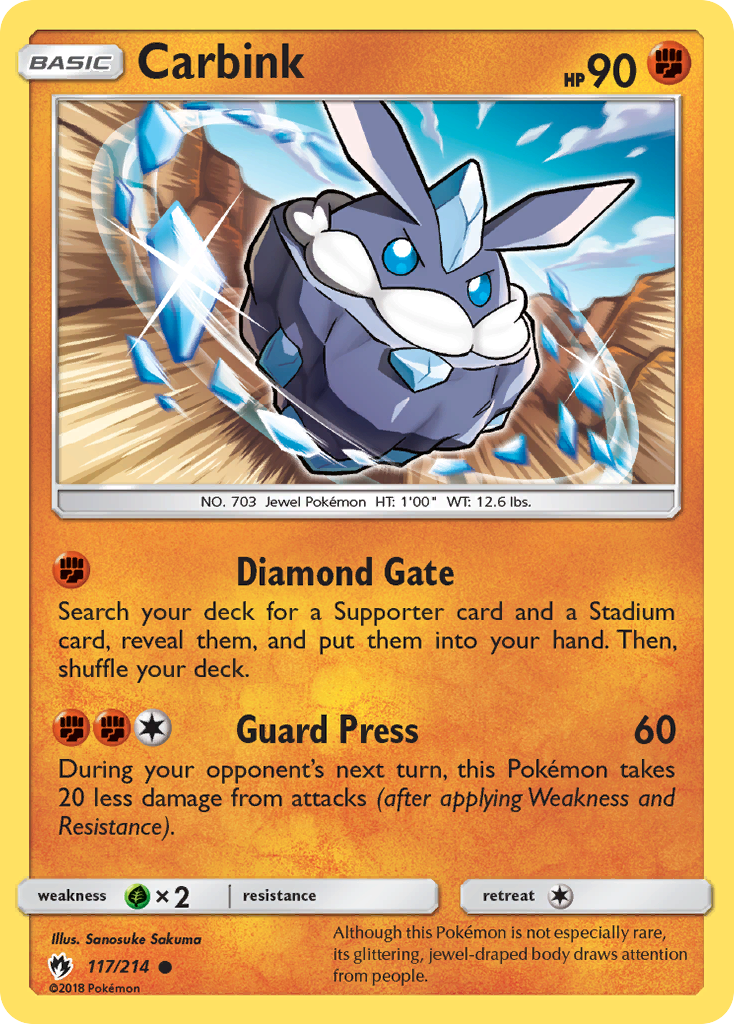 Carbink (117/214) [Sol y Luna: Trueno perdido] 