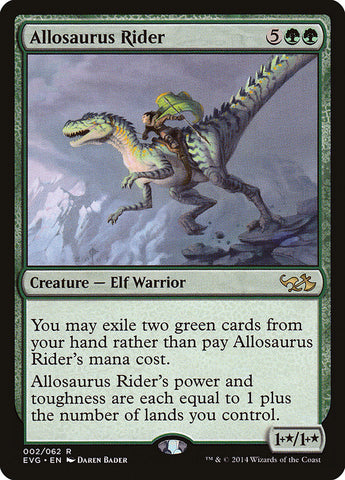 Allosaurus Rider (Elfos contra Goblins) [Antología de Duel Decks] 