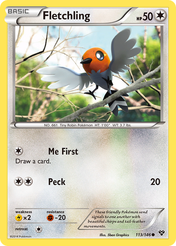 Fletchling (113/146) [XY: Conjunto básico] 