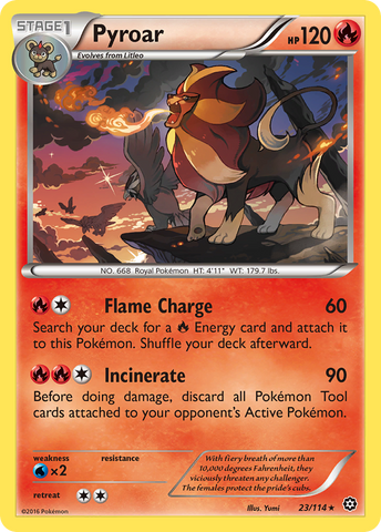 Pyroar (23/114) [XY: Asedio de vapor] 