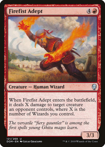 Adepto Puño de Fuego [Dominaria] 