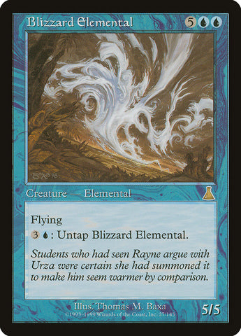 Elemental de Ventisca [El destino de Urza] 