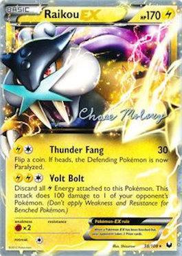 Raikou EX (38/108) (Eeltwo - Chase Moloney) [Campeonato del Mundo 2012] 