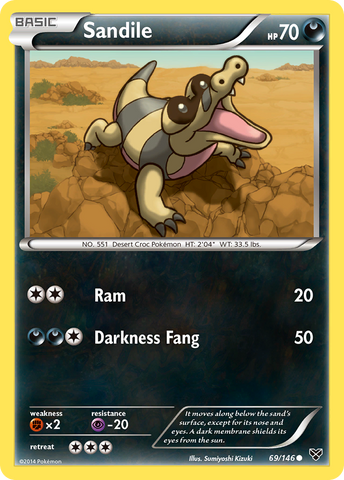 Sandile (69/146) [XY: Conjunto básico] 