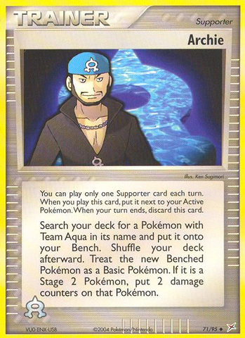 Archie (71/95) [EX: Equipo Magma vs Equipo Aqua] 
