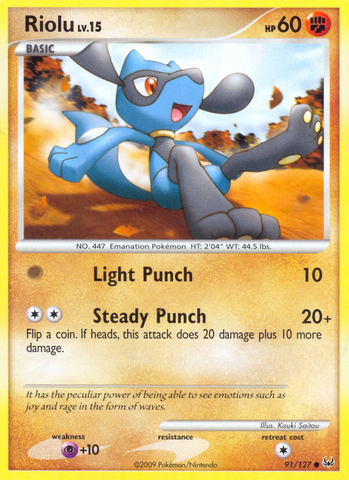 Riolu (91/127) [Platino: Conjunto básico] 