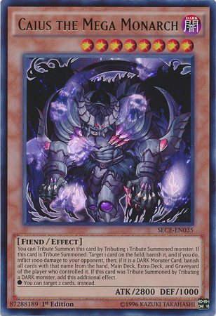 Caius el Mega Monarca [SECE-EN035] Ultra Raro 