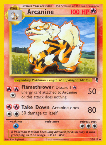 Arcanine (36/110) [Colección legendaria] 