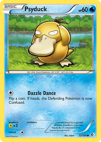 Psyduck (32/149) [Blanco y negro: Límites cruzados] 