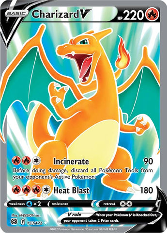 Charizard V (153/172) [Espada y escudo: Estrellas brillantes] 