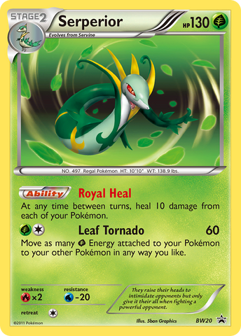 Serperior (BW20) [Blanco y negro: Promociones de Black Star] 