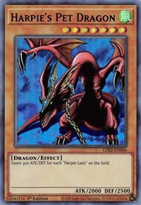 Dragón mascota de Harpie (púrpura) [LDS2-EN066] Ultra raro 