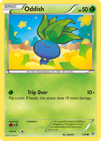 Oddish (1/98) [XY: Orígenes antiguos] 