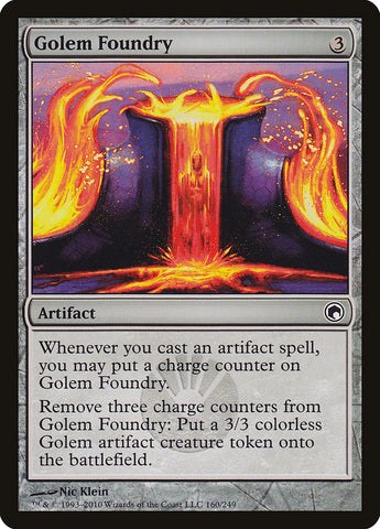 Fundición de Golem [Cicatrices de Mirrodin] 