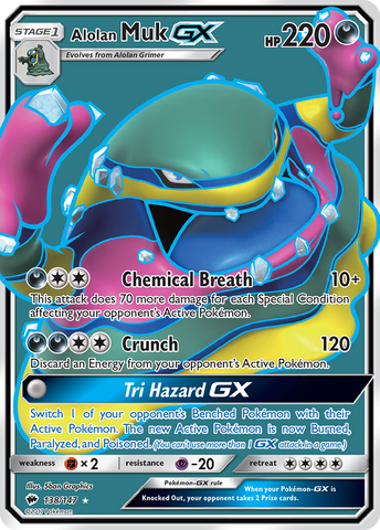 Alolan Muk GX (138/147) [Sol y Luna: Sombras ardientes] 