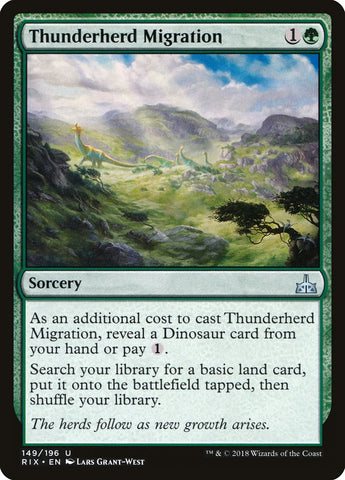 Migración Thunderherd [Rivales de Ixalan] 