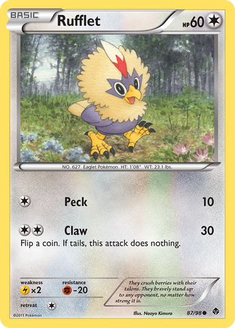 Rufflet (87/98) [Blanco y negro: poderes emergentes] 