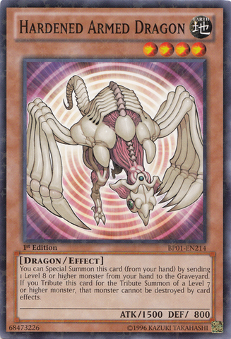Dragón armado endurecido [BP01-EN214] Starfoil Raro 