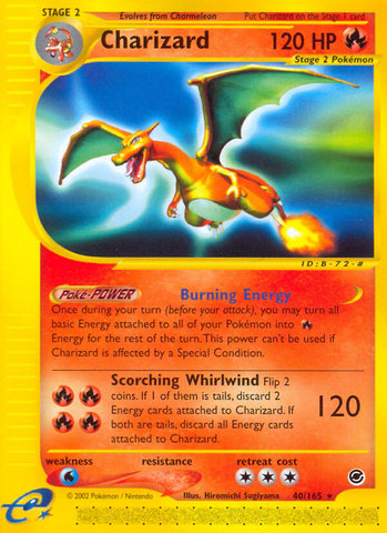Charizard (40/165) [Expedición: Conjunto básico] 