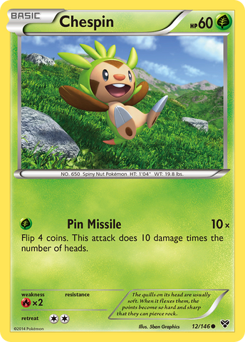 Chespin (12/146) [XY: Conjunto básico] 