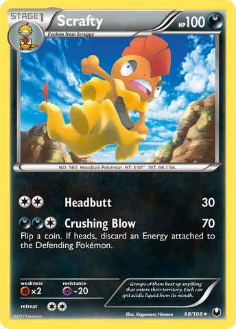 Scrafty (68/108) [Blanco y negro: Exploradores oscuros] 