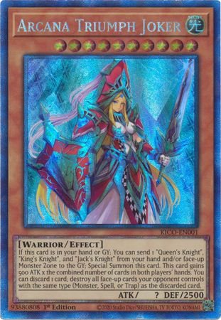 Arcana Triumph Joker (Raro de coleccionista) [KICO-EN001] Raro de coleccionista 