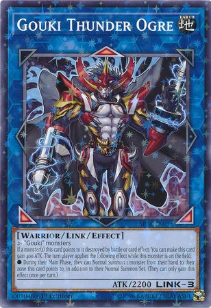 Ogro del Trueno Gouki [SP18-EN035] Starfoil Raro 