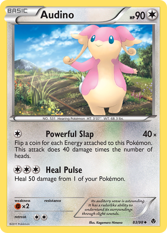 Audino (83/98) [Blanco y negro: poderes emergentes] 