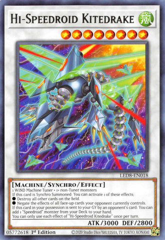 Kitedrake Hi-Speedroid [LED8-EN018] Raro 