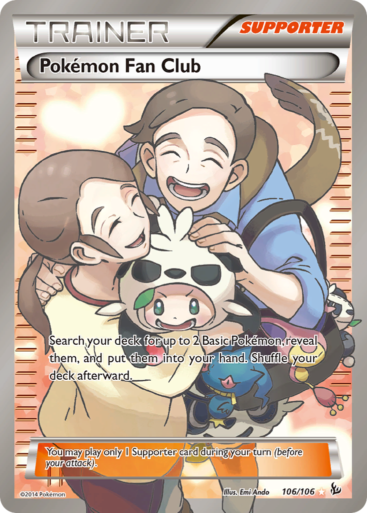 Club de fans de Pokémon (106/106) [XY: Flashfire] 
