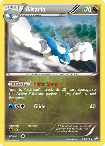 Altaria (84/124) [Blanco y negro: Dragones exaltados] 