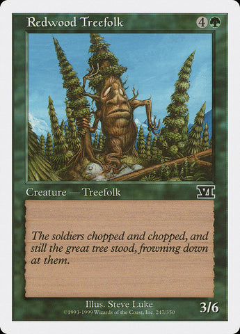 Redwood Treefolk [Clásico Sexta Edición] 