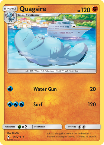 Quagsire (97/214) [Sol y Luna: Vínculos inquebrantables] 