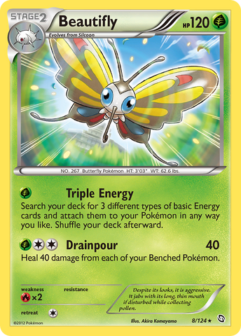 Beautifly (8/124) [Blanco y negro: Dragones exaltados] 