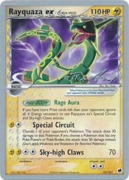 Rayquaza ex (97/101) (Especie Delta) (Ascenso legendario - Tom Roos) [Campeonato Mundial 2007] 