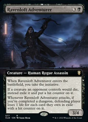 Ravenloft Adventurer (Arte extendido) [Commander Legends: Batalla por Baldur's Gate] 