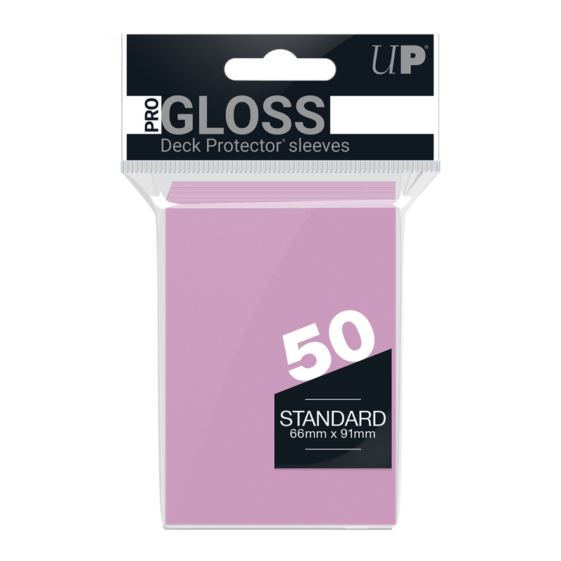 Ultra PRO: Standard 50ct Sleeves - PRO-Gloss (Pink)