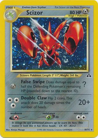 Scizor (10/75) [Neo Discovery ilimitado] 