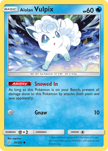 Alolan Vulpix (39/236) [Sol y Luna: Eclipse cósmico] 