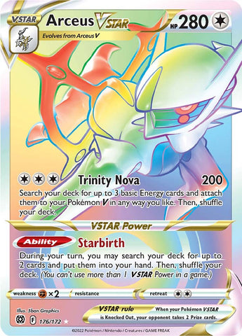 Arceus VSTAR (176/172) [Espada y escudo: Estrellas brillantes] 