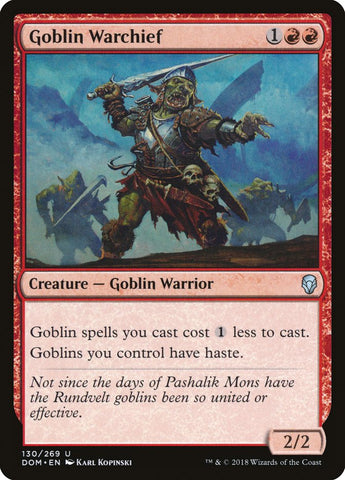 Jefe de Guerra Goblin [Dominaria] 