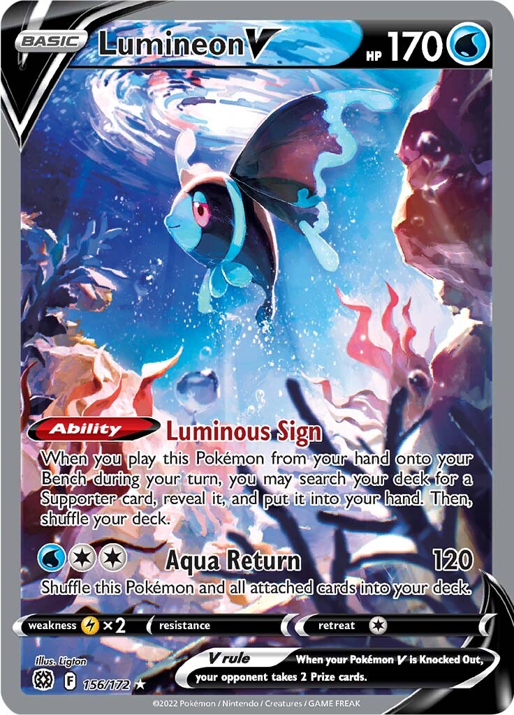 Lumineon V (156/172) [Espada y escudo: estrellas brillantes] 