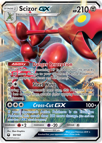 Scizor GX (90/168) [Sol y Luna: Tormenta Celestial] 