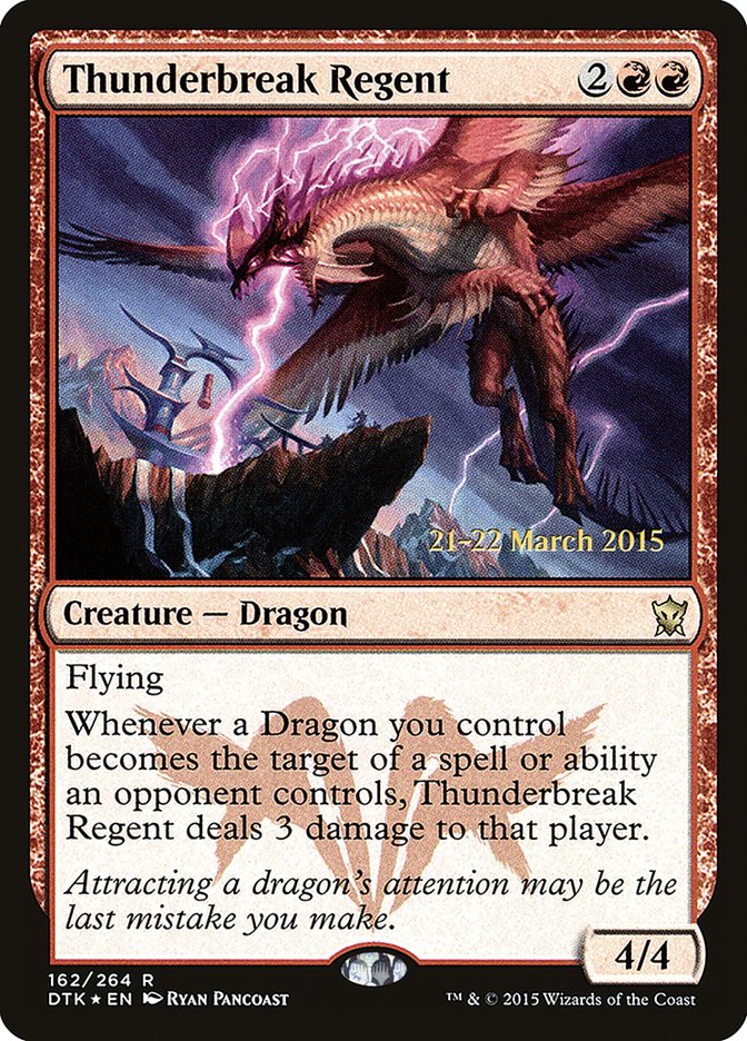 Thunderbreak Regent [Promociones de presentación de Dragones de Tarkir] 