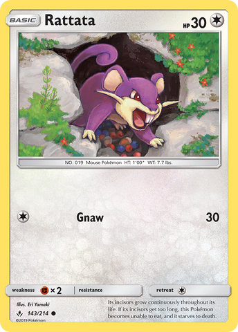 Rattata (143/214) [Sol y Luna: Vínculos inquebrantables] 