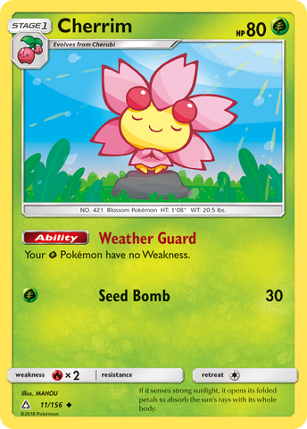 Cherrim (11/156) [Sol y Luna: Ultra Prisma] 