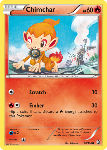 Chimchar (18/114) [XY: Asedio de vapor] 