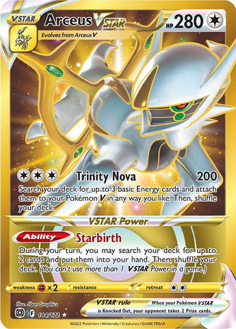 Arceus VSTAR (184/172) [Espada y escudo: Estrellas brillantes] 