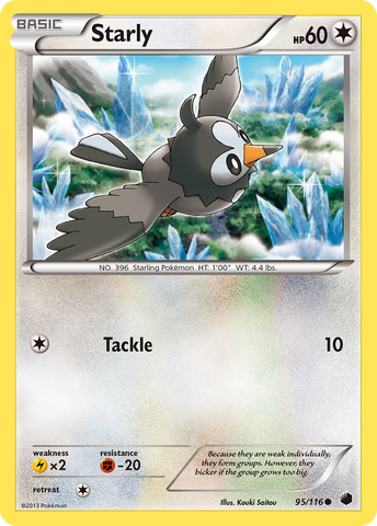 Starly (95/116) [Blanco y negro: Plasma Freeze] 