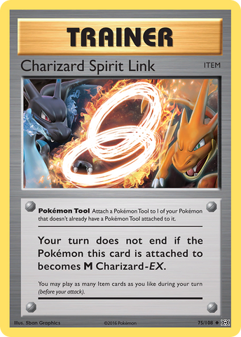Enlace espiritual de Charizard (75/108) [XY: Evoluciones] 